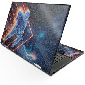 MightySkins Glossy Glitter Skin Compatible with HP Envy x360 15" (2022) - Glow Hockey | Protective, Durable High-Gloss Glitter Finish | Easy to Apply, Remove, and Change Styles | Made in The USA
