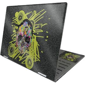 MightySkins Glossy Glitter Skin Compatible with HP Envy x360 13" (2022) - Remains | Protective, Durable High-Gloss Glitter Finish | Easy to Apply, Remove, and Change Styles | Made in The USA