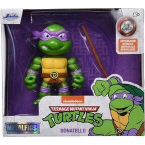 Jada Toys Teenage Mutant Ninja Turtles 4" Donatello Die-cast Figure, Toys for Kids and Adults, Purple