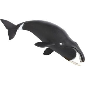 Safari Ltd. Bowhead Whale Figurine - Detailed 8.25" Plastic Model Figure - Fun Educational Play Toy for Boys, Girls & Kids Ages 3+