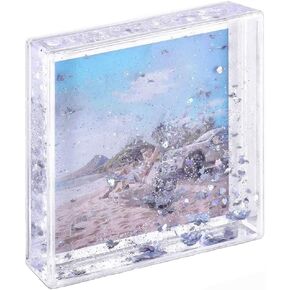 4x4 Glitter Picture Frame Cute Liquid Acrylic Photo Frames for Family Friends Couples Gifts, Mount for 4x4 inch (10x10 cm) Picture in Saudi Arabia