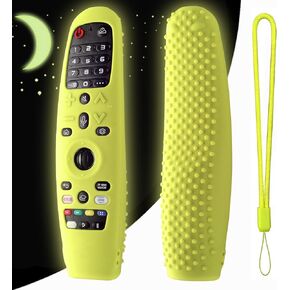Silicone Case Cover for LG AN-MR600 / LG AN-MR650 / AN-MR18BA / AN-MR19BA LG AN-MR20GA Remote Control Silicone Protective Sleeve for LG Magic TV Remote Anti-Slip Case Skin(Glow Green)