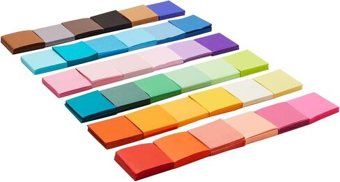 2 Inch 7200 Sheets Colored Tissue Paper Squares, 36 Assorted Colors, Bulk Set for DIY Crafts, Scrunch Art, Scrapbooking in Saudi Arabia