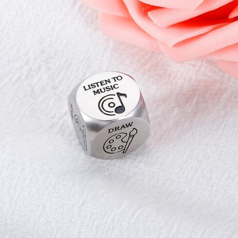 Self Care Anxiety Relief Gifts Dice for Women Men Stress Relief Gifts for Him Her Mental Health Gifts for Female Male Valentines Gifts for Friends Coworkers Son Daughter Christmas Stocking Stuffers in Kuwait