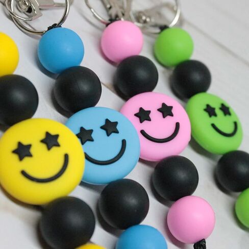 PATIKIL 12mm Silicone Beads, 100PCS Silicone Beads Bulk Spacer Beads Focal Cute for Pens Keychain Bracelets Necklace Jewelry Making, Red in Saudi Arabia