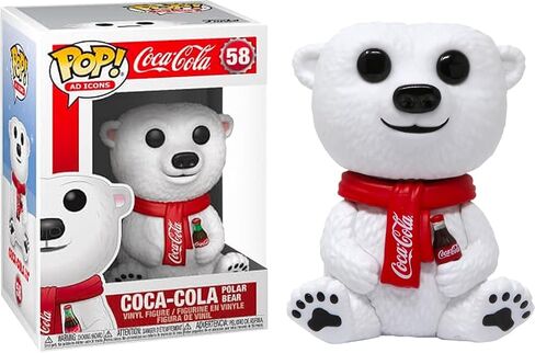 Funko Pop! AD Icons: Coca-Cola - Polar Bear, Multicolor, Model:41732 in Saudi Arabia