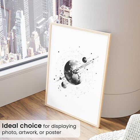 مجموعة إطارات باللون البيج مقاس 12 × 16 مكونة من إطار صور مقاس 3-12 × 16 مع زجاج شبكي، وإطارات خشبية طبيعية مقاس 12 × 16 لفن الحائط، وإطار ملصقات خشبي مقاس 12 × 16 للتركيب على الحائط، وإطار خشبي مقاس 12 × 16 بوصة in Kuwait