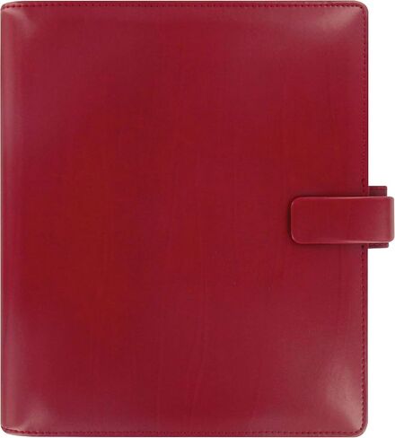 Filofax Metropol Organizer, A5 Size, Red - Leather-Look, Six Rings, Week-to-View Calendar Diary, Multilingual, 2024 (C026972-24) in Saudi Arabia