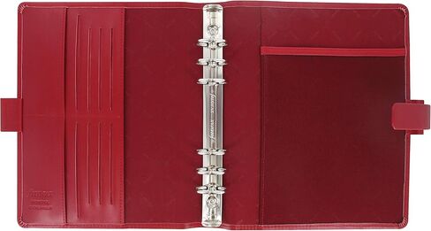 Filofax Metropol Organizer, A5 Size, Red - Leather-Look, Six Rings, Week-to-View Calendar Diary, Multilingual, 2024 (C026972-24) in Saudi Arabia