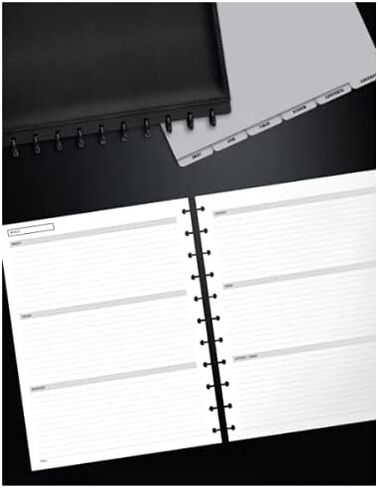 TUL Discbound Undated Weekly/Monthly Refill Pages, Letter Size in Saudi Arabia