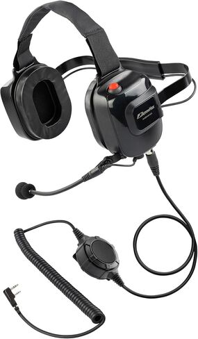 سماعة رأس Arrowmax AHDH0135-BK-K2 المانعة للضوضاء متوافقة مع BaoFeng BTECH UV-5R UV-5RA UV-5RE UV-5R3 BF-F8HP UV-82HP Kenwood 2-PIN 2 Pin Radios NX-1200 NX-1300 NX-P1200 NX-P1300 نكس-3220 نكس-3320 in Kuwait