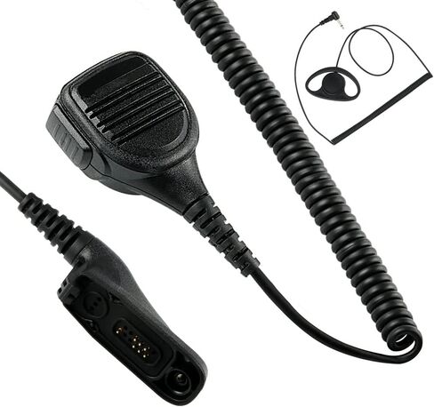 Speaker Mic for Motorola Radios APX4000 APX6000 APX7000 XPR6350 XPR6550 XPR7350 XPR7550 with 3.5mm Earpiece in Kuwait