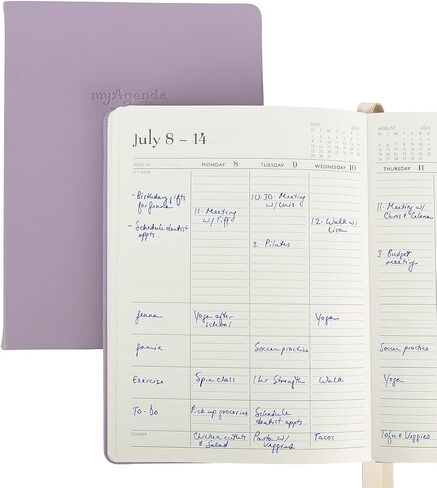 myAgenda Desktop 2023/24 Day Planner | يستمر حتى ديسمبر 2024 | نظام تخطيط مبتكر، مخطط شهري يومي، تخطيط مناسب للأسبوع في العرض. (شوكولاتة) in Saudi Arabia