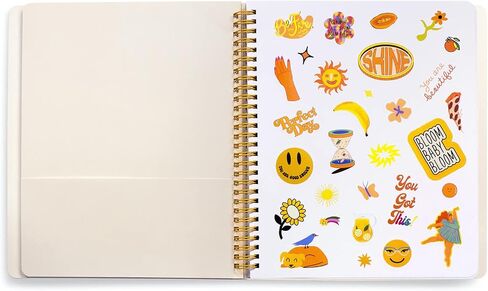 ban.do Undated Weekly Planner, To Do List Notebook with Stickers, Guided Wellness Journal, Daily Organizer for School or Office, Face the Day in Saudi Arabia