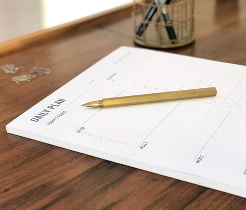 لوحتان للتخطيط اليومي من Tumbleweeds - قائمة المهام - مفكرة مقاس 8.5 × 11 بوصة - منظم - مخطط أكاديمي وعمل - مجلة - مخطط وجبات - مخطط صندوق الوقت - دفاتر ملاحظات للعمل والمدرسة - 50 ورقة in Kuwait