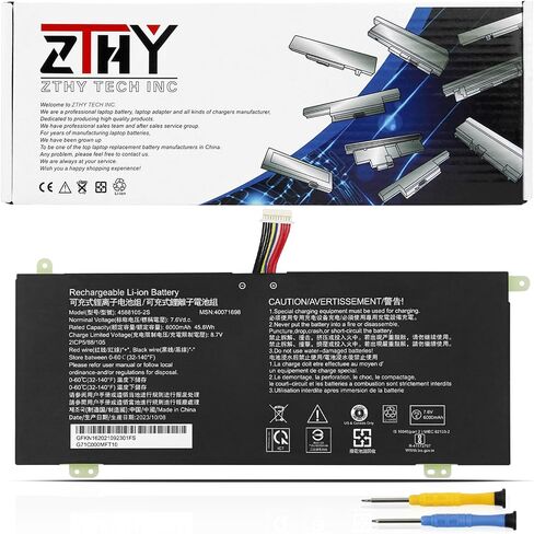 ZTHY 4588105-2S 4588106-2S 40072215 4588106 40071698 Battery Replacement for Akoya E15403 Dynabook Satellite Pro C50D-B-10D C50D-B-10E C50D-B-11A C50D-B-100 C50-E-105 C50-H-103 C50D-B-113 C50D-B-115 in Saudi Arabia