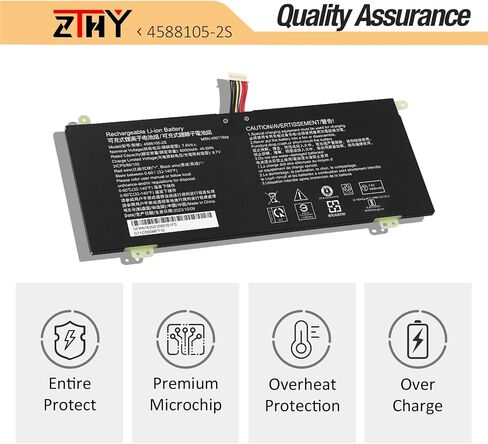 ZTHY 4588105-2S 4588106-2S 40072215 4588106 40071698 Battery Replacement for Akoya E15403 Dynabook Satellite Pro C50D-B-10D C50D-B-10E C50D-B-11A C50D-B-100 C50-E-105 C50-H-103 C50D-B-113 C50D-B-115 in Saudi Arabia
