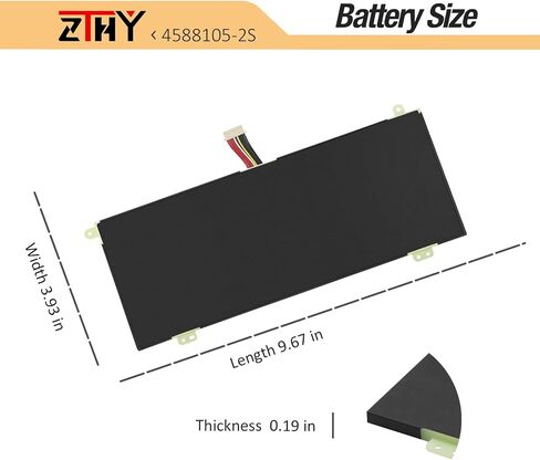 ZTHY 4588105-2S 4588106-2S 40072215 4588106 40071698 Battery Replacement for Akoya E15403 Dynabook Satellite Pro C50D-B-10D C50D-B-10E C50D-B-11A C50D-B-100 C50-E-105 C50-H-103 C50D-B-113 C50D-B-115 in Saudi Arabia