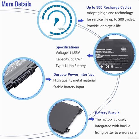LK03XL بطارية لجهاز HP Envy X360 17-AE 17-BW 17-CE 15-BP 15-BQ 15M-CN: 15-bp100tx 15-bp194cl 15m-bp112dx 15m-cn0011dx 15m-cn0012dx 17-ae143ng 17m-ae0xx 15 م-cn0xxx 2 -في 1 كمبيوتر محمول in Kuwait