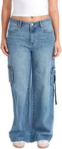 Seven7 Women's Misses 3D Cargo Jean in Saudi Arabia