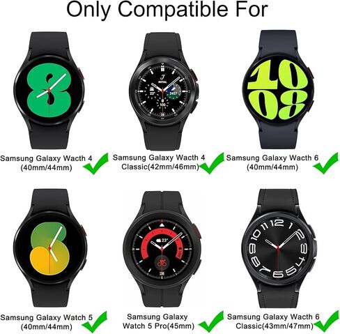 Tobfit Braided Nylon Bands Compatible with Samsung Galaxy Watch 5 Bands 40mm 44mm / Galaxy Watch 4 Bands 40mm 44mm, Samsung Galaxy Watch 5 Pro Watch Bands 45mm Stretchy Elastic Straps Fabric Wristband in Saudi Arabia
