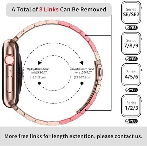 Fullmosa Compatible Apple Watch Band 49mm 45mm 44mm 42mm 41mm 40mm 38mm, Stainless Steel iWatch Band with Case for Apple Watch Ultra2/Ultra Series 9/8/7/6/5/4/3/2/1/SE/SE2 in Saudi Arabia