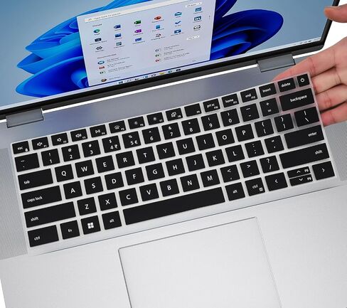 Keyboard Cover for Dell Inspiron 14 Plus 7440 / Inspiron 16 Plus 7640 Laptop Protector(NOT fit for Latitude 7440 7640) -Black in Saudi Arabia