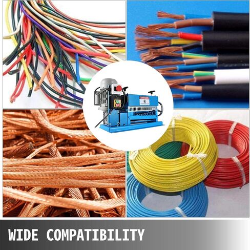 VEVOR Wire Stripping Machine 0.06-1.5 inch,Wire Stripper Machine 11 Channels 10 Blades, Automatic Wire Stripping Tool with Manual Hand Cranked Industrial for Recycling Copper Wire Stripper in Saudi Arabia