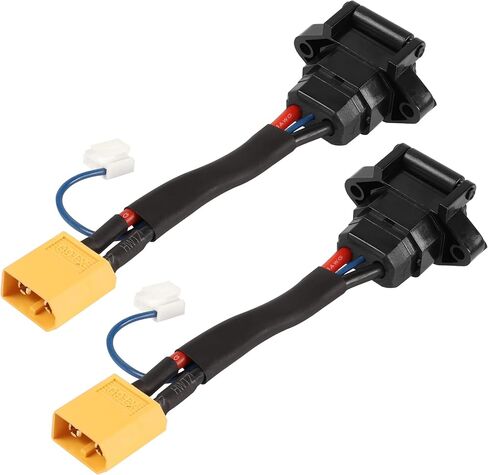 كابل تثبيت لوحة GELRHONR XT60 إلى IEC320 C14، سلك طاقة ذكر XT60 إلى C14 ذكر مع موصل سلك أرضي 4 سنون وغطاء مقاوم للماء، حامل برغي - قطعتان in Saudi Arabia