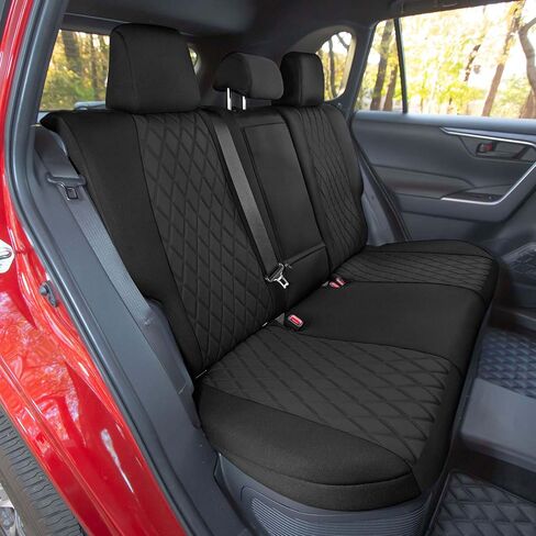 FH Group Custom Fit Seat Covers for 2019-2022-2024 Toyota Rav4 LE XLE Limited with Neosupreme Water Resistant Automotive Seat Covers - Front Set Beige in Saudi Arabia