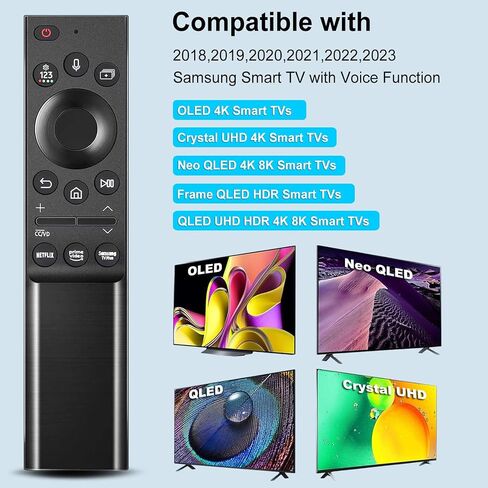 BN59-01385A Replacement for Samsung Voice Remote Control for Samsung Smart TV Remote Compatible for 2018-2023 All Samsung Smart Curved Frame QLED LED LCD 8K 4K TVs with Voice Function in Saudi Arabia
