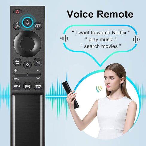 BN59-01385A Replacement for Samsung Voice Remote Control for Samsung Smart TV Remote Compatible for 2018-2023 All Samsung Smart Curved Frame QLED LED LCD 8K 4K TVs with Voice Function in Saudi Arabia