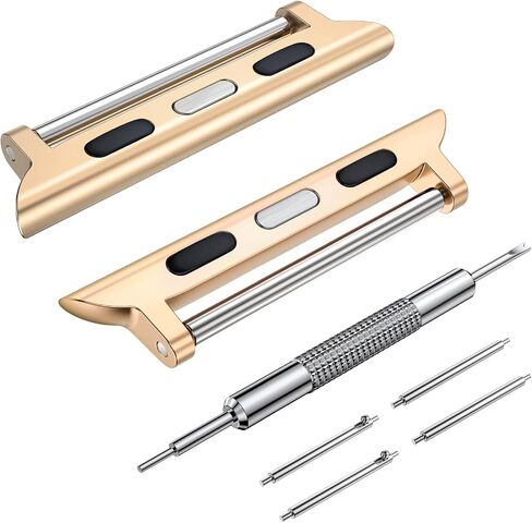Wearlizer Watch Band Connector Compatible with Apple Watch Ultra 49mm Band Adapter, Replaceable Metal Connection Adapter with Replacement Tool for iWatch Ultra 22mm Width Straps in Saudi Arabia