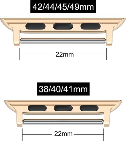 Wearlizer Watch Band Connector Compatible with Apple Watch Ultra 49mm Band Adapter, Replaceable Metal Connection Adapter with Replacement Tool for iWatch Ultra 22mm Width Straps in Saudi Arabia