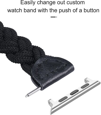 Wearlizer Watch Band Connector Compatible with Apple Watch Ultra 49mm Band Adapter, Replaceable Metal Connection Adapter with Replacement Tool for iWatch Ultra 22mm Width Straps in Saudi Arabia