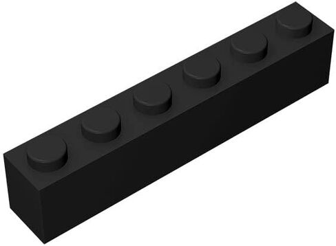 Classic Bulk Brick Block 1x6, 100 Piece Apricot Yellow Brick 1x6, Compatible with Lego Parts and Pieces 3009, Creative Play Set - Compatible with Major Brands(Colour:Apricot Yellow) in Saudi Arabia