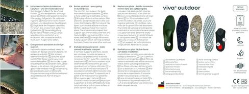 pedag Viva Outdoor | Made in Germany | Hiking Arch Support, Metatarsal Pad & Heel Cushion | Breathable Vegan Leather Insoles | Semi-Rigid | Prevent Foot Odor & Relieves Tired Feet. Size US W11/M8/EU41 in Kuwait