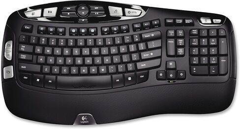 لوحة المفاتيح اللاسلكية Logitech K350 2.4 جيجا هرتز (متجددة) in Saudi Arabia