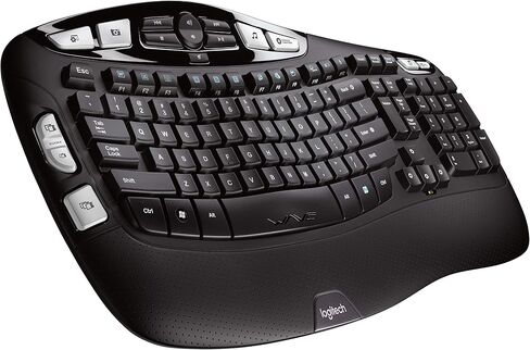 لوحة المفاتيح اللاسلكية Logitech K350 2.4 جيجا هرتز (متجددة) in Saudi Arabia