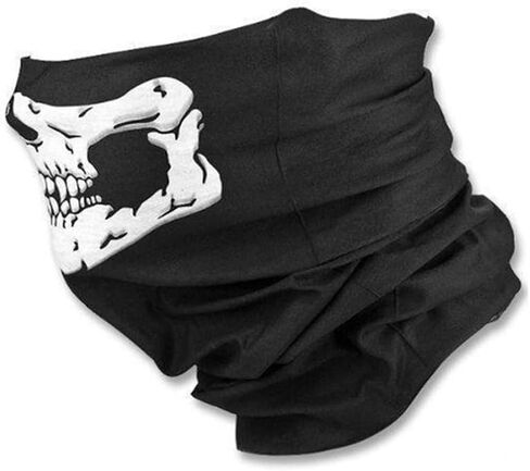 face mask bandana, men's women's motorcycle mask, half · scarf neck leggings motorcycle。, Black in Saudi Arabia