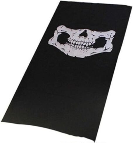 face mask bandana, men's women's motorcycle mask, half · scarf neck leggings motorcycle。, Black in Saudi Arabia
