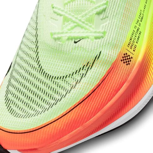 Nike Mens ZoomX VaporFly Next% 2 Barely Volt/Hyper Orange/Volt/Black Size 13 in Saudi Arabia