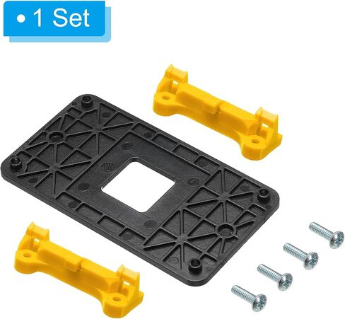 PATIKIL AM3 CPU Cooling Bracket Mounting Sheet Plate Yellow Black in Saudi Arabia