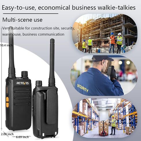 أجهزة راديو Retevis RB87 GMRS ثنائية الاتجاه، أجهزة اتصال لاسلكية طويلة المدى، للبالغين، أجهزة راديو ثنائية الاتجاه، متينة، شحن USB، للأغراض التجارية والتصنيع (4 عبوات) in Saudi Arabia