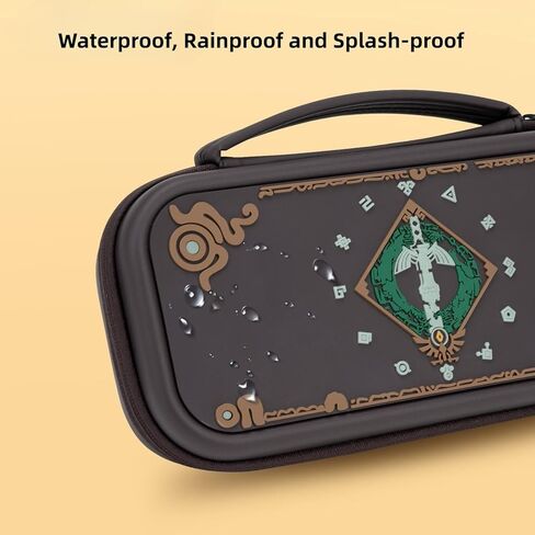 حقيبة حمل لجهاز Nintendo Switch / Switch Oled 2021، حقيبة سفر مقاومة للماء من Tears of the Kingdom، ملحقات حقيبة يد NS مضادة للسقوط مع فتحة 10 بطاقات ألعاب in Kuwait