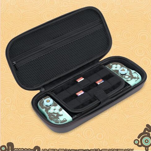 حقيبة حمل لجهاز Nintendo Switch / Switch Oled 2021، حقيبة سفر مقاومة للماء من Tears of the Kingdom، ملحقات حقيبة يد NS مضادة للسقوط مع فتحة 10 بطاقات ألعاب in Kuwait