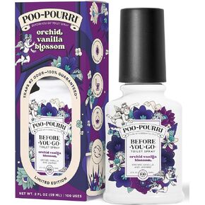 Poo-Pourri Before-You-Go Toilet Spray, Orange Yuzu Twist, 2 Fl Oz – Mandarin, Yuzu and Neroli in Kuwait