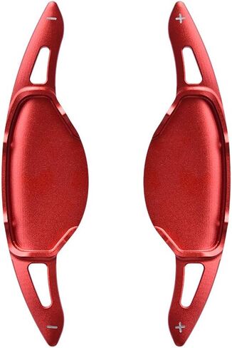 HIBEYO red for Nissan Altima 2021 Paddle shifters Trim Cover for 2019 Altima Nissan Paddle Shifter Extensions Metal Steering Wheel Paddle Shifter Interior Decoration Accessories in Saudi Arabia