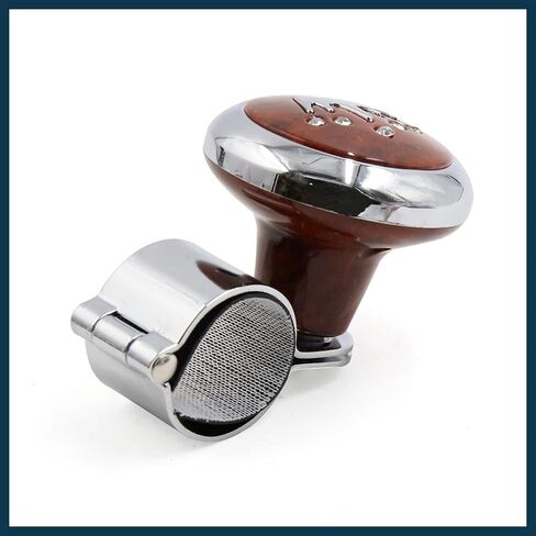 Brown Crown Pattern Design Steering Wheel Knob Power Handle for Auto Car Automotive Parts in Saudi Arabia