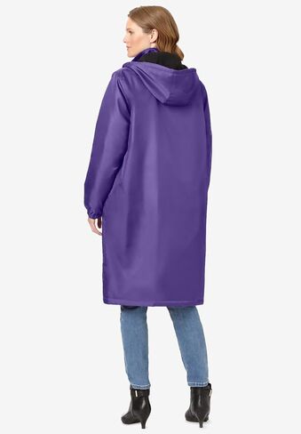TOTES Women's Plus Size Mid-Length Raincoat in Saudi Arabia